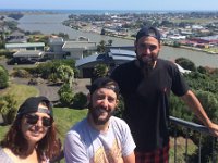 Eva, Facundo and Agustin at Wanganui